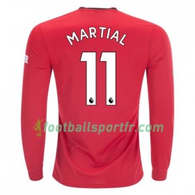 Tenue Manchester United Anthony Martial 11 Domicile 2019-2020 Maillot de Foot ML